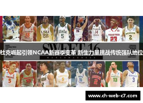 杜克崛起引领NCAA新赛季变革 新生力量挑战传统强队地位